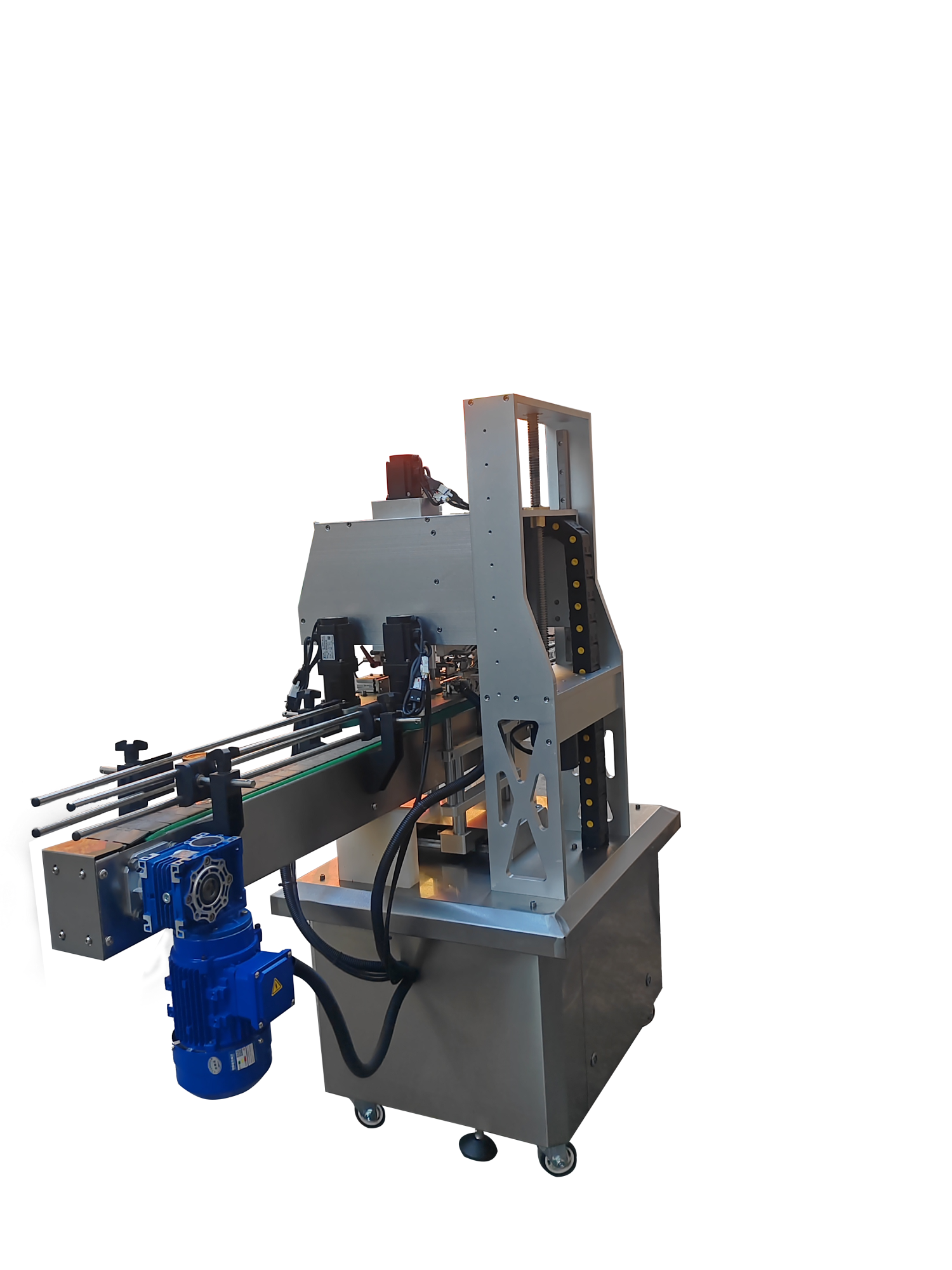 Upgrade the servo cap screwing line for the lower cap