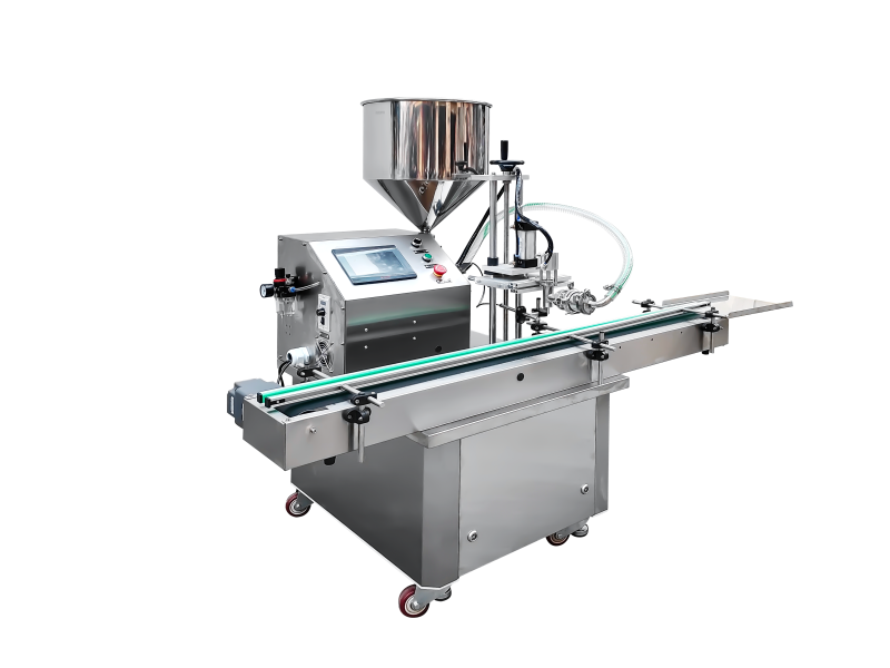 Vertical Single-Head Magnetic Pump Cream & Liquid Filling Machine