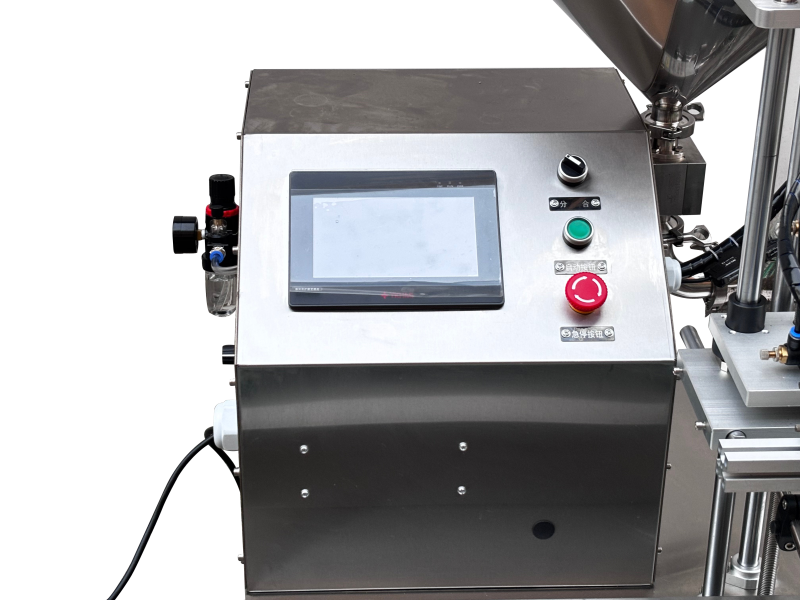 Vertical Single-Head Magnetic Pump Cream & Liquid Filling Machine