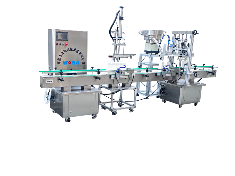 Automatic Single-Head Peristaltic Pump Liquid Filling, Capping & Screwing Production Line