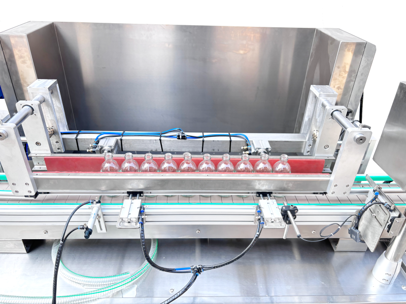 Integrated Bottle Washing, Piston Filling and Capping Line