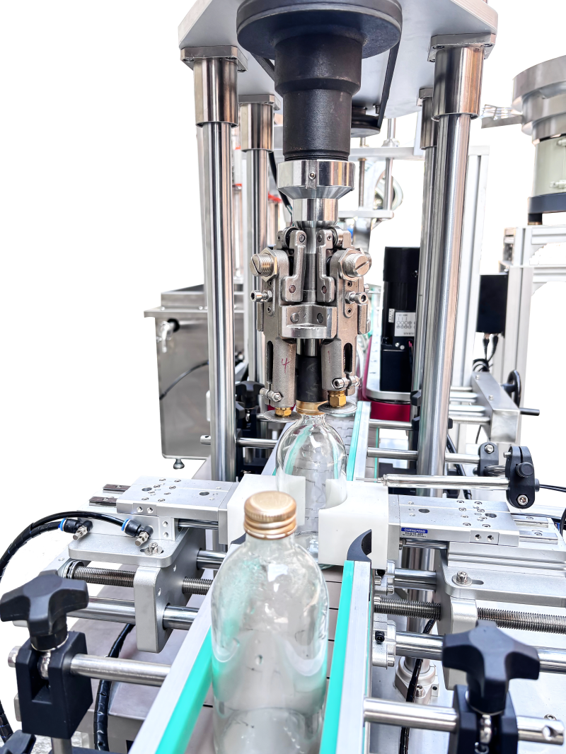 Integrated Bottle Washing, Piston Filling and Capping Line