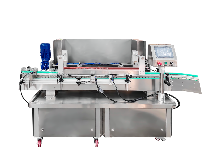 Brush washing bottle filling capping machine