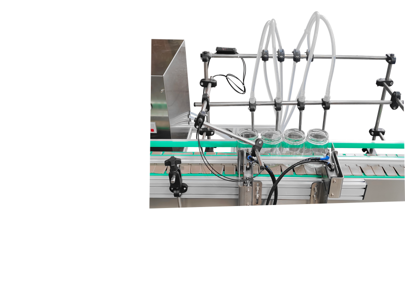 Brush washing bottle filling capping machine