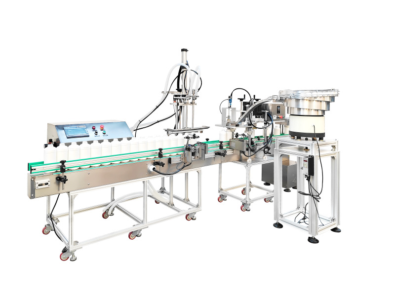 Filling bottom cap screw sealing line