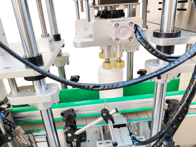 Filling bottom cap screw sealing line