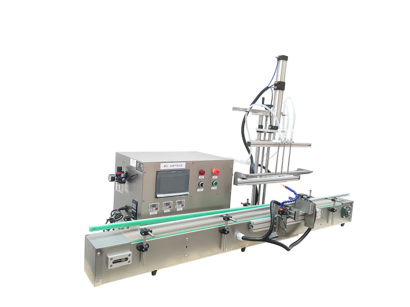 Tabletop Three-Head Liquid Filling Machine