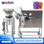Double-head rotary disc stand-up pouch filling machine, beverage, juice, sauce bag packaging machine - Image 2