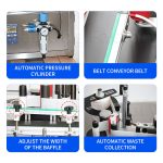 Desktop Round Bottle Labeler for Cosmetics & Pharma Packaging Price - Image 6